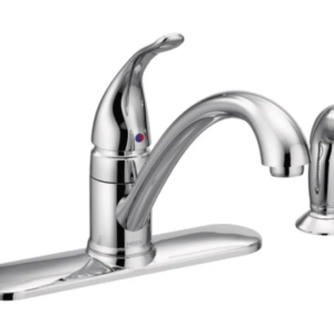Classis Single Handle Faucet with bottom plate in Chrome